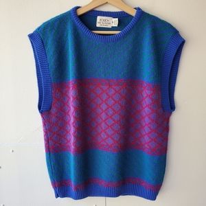 Vintage Sweater Vest Size 36 Made In The USA